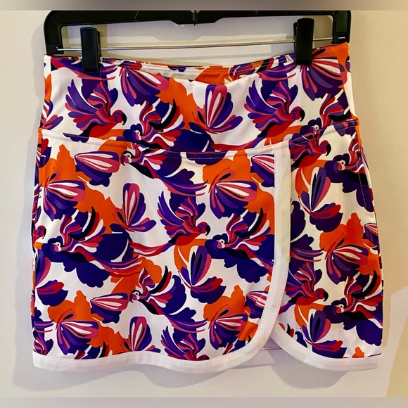 PGA Tour Pants - PGA Tour Purple Pink White Orange Parrot Activewear Shorts Skorts Tennis Golf S